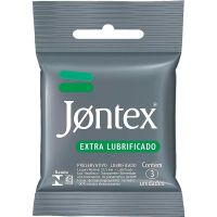 Preservativo Jontex Extra Lubrificado - 03 UN
