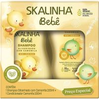 Shampoo + Condicionador Infantil Skalinha Bebê Camomila - 200ml