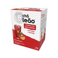 Chá Leão Gelado Morango + Laranja - 10un
